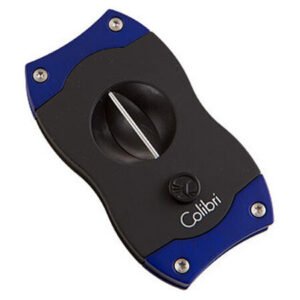 colibri cigar cutters blue & black v cut
