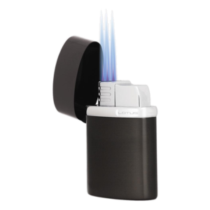 lotus cigar lighters table lighter gun metal