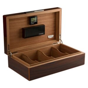 cigar humidors prometheus milano series rosewood 100 cigar humidor